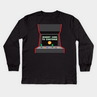 Insert Coin Kids Long Sleeve T-Shirt